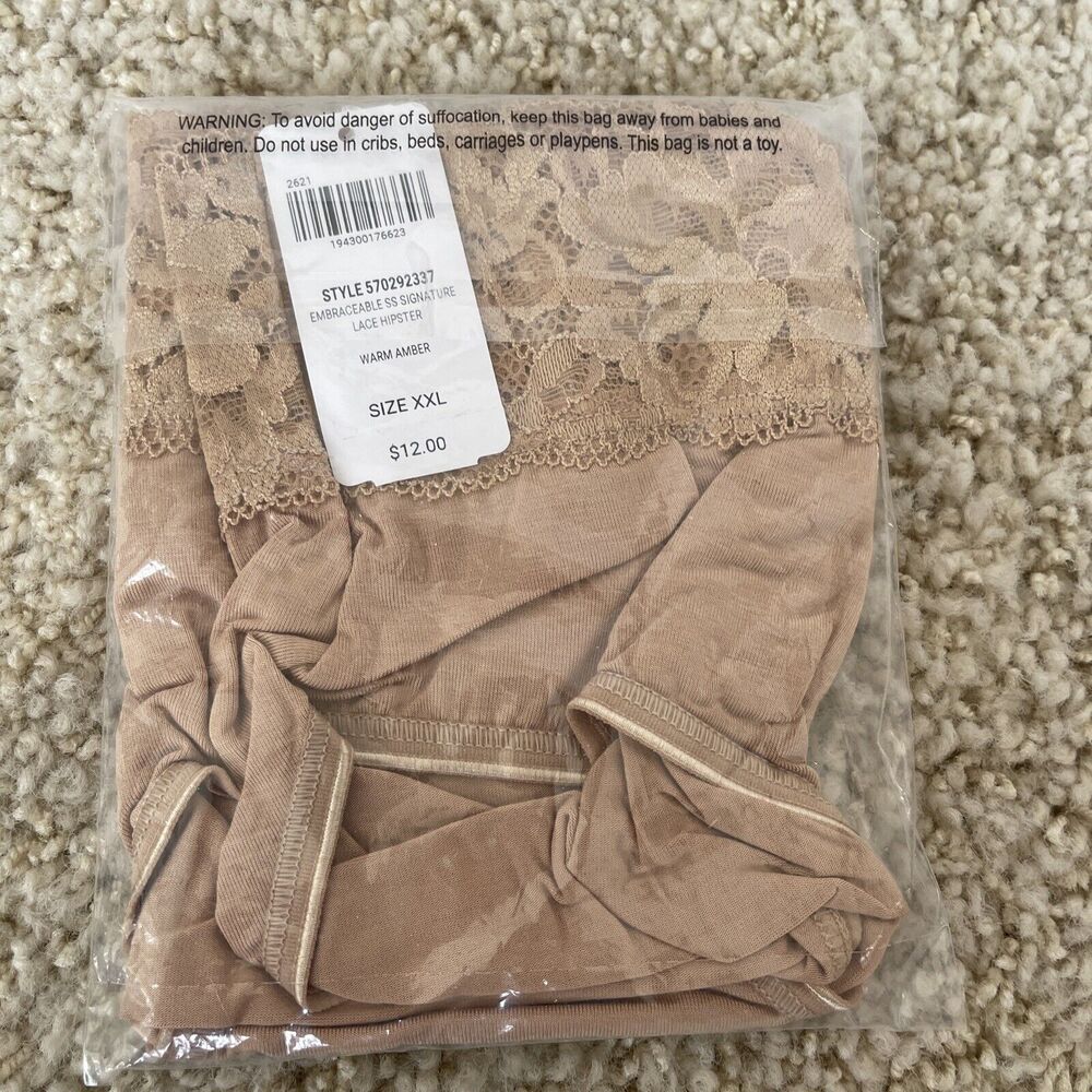 Soma Embraceable Lace Hipster Panties XXL - Lot Of 4 - New In Package - Picture 10 of 10